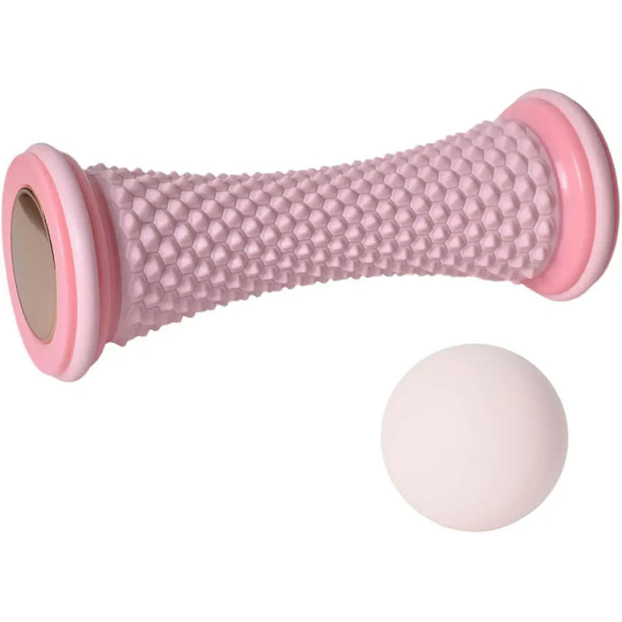 2 Roller Massage Game to Relieve Plantar Fasciitis and Relax Feet (Pink)