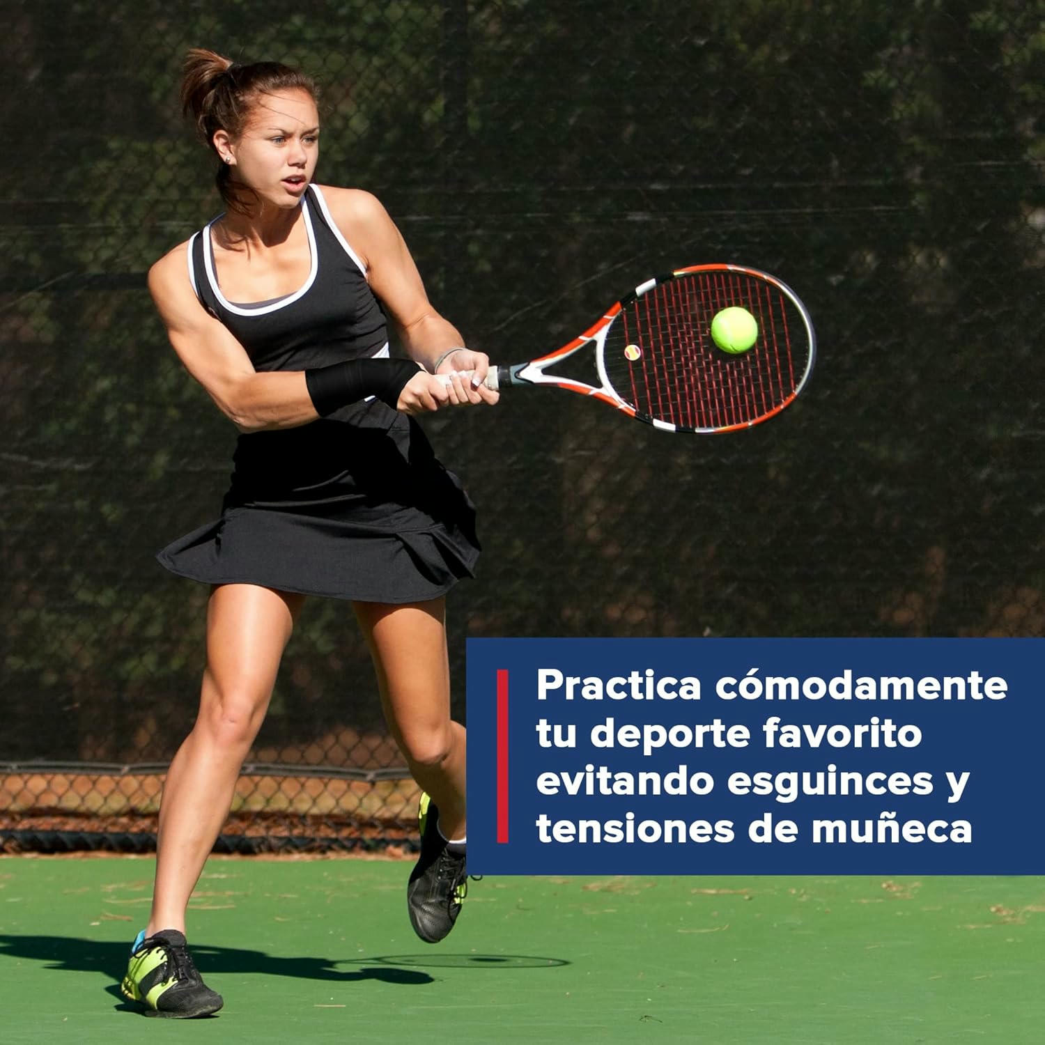 Muñequera Túnel Carpiano Desarrollada por Médicos - Muñequera Pulgar con Protector Palma Mano de Gel para Mayor Comodidad y Sujeción - Alivia Dolor Articular, Mejora RSI [Color Negro, Talla M]