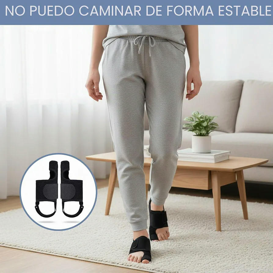 Soportes Ortodónticos para Juanetes, Unisex, Ajuste Regulable, Invisibles y Cómodos, Incluyen Puntales de Aluminio (Negro)