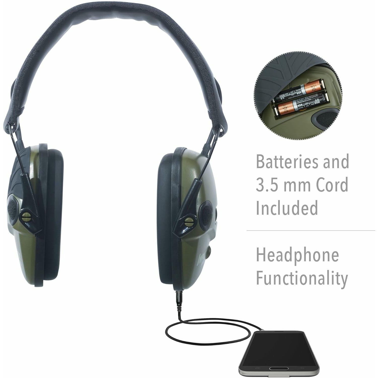 Honeywell 1013530 Howard Leight Impact Sport orejeras de protección auditiva
