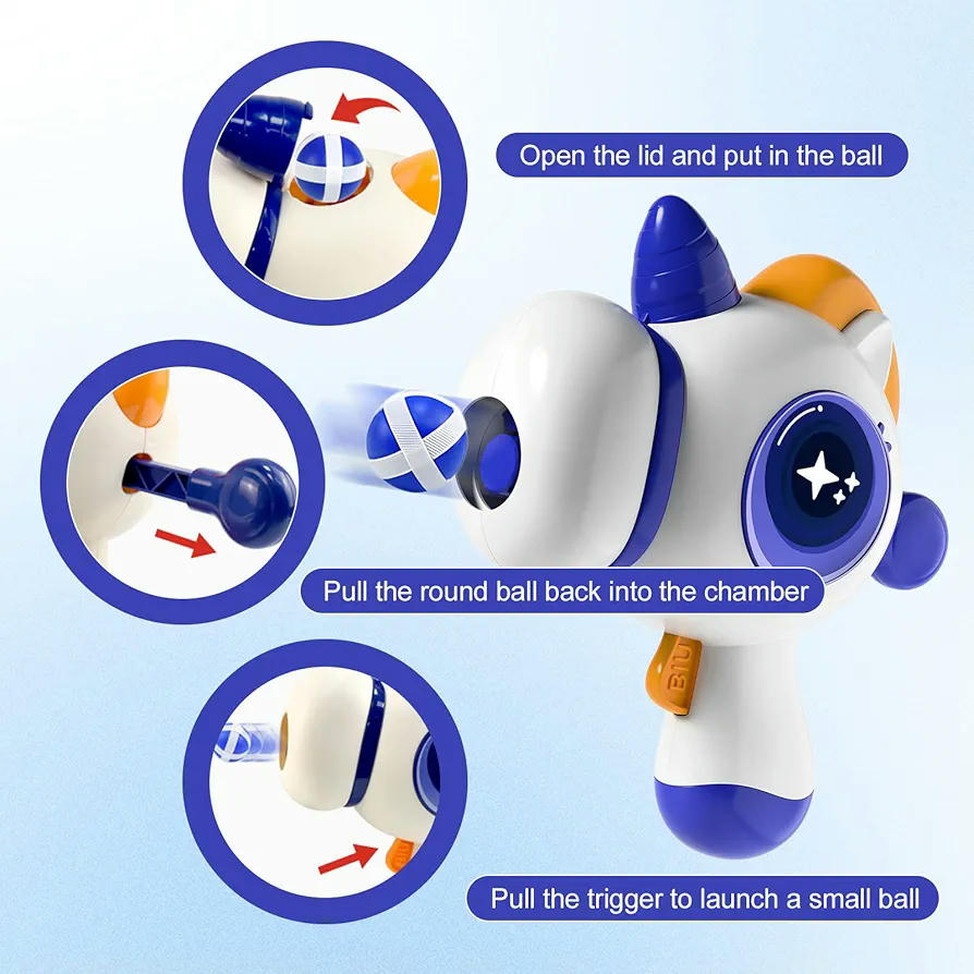 Juego de Dardos Unicornio, Juego de Lanzamiento de Dardos para Niños, con 6 Bolas Adhesivas, Plegable y Portátil, Ideal para Interiores y Exteriores