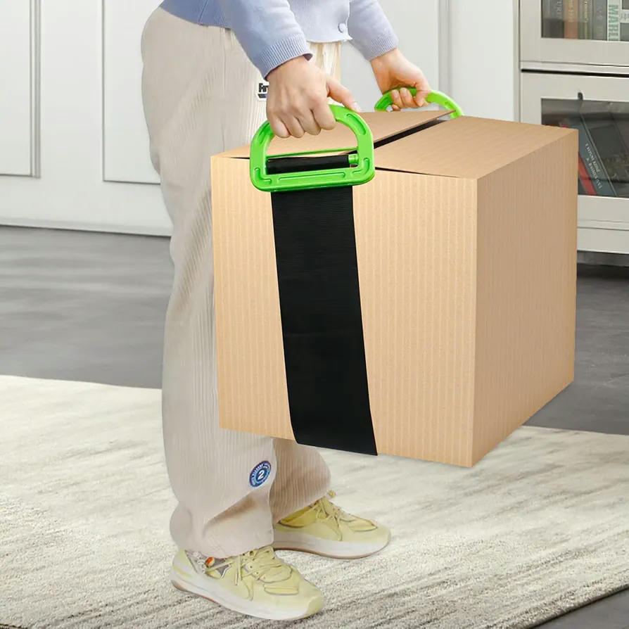Pack de 2 Correas Ajustables para Mudanza, Capacidad de 270 kg, Material Resistente y Multifuncional