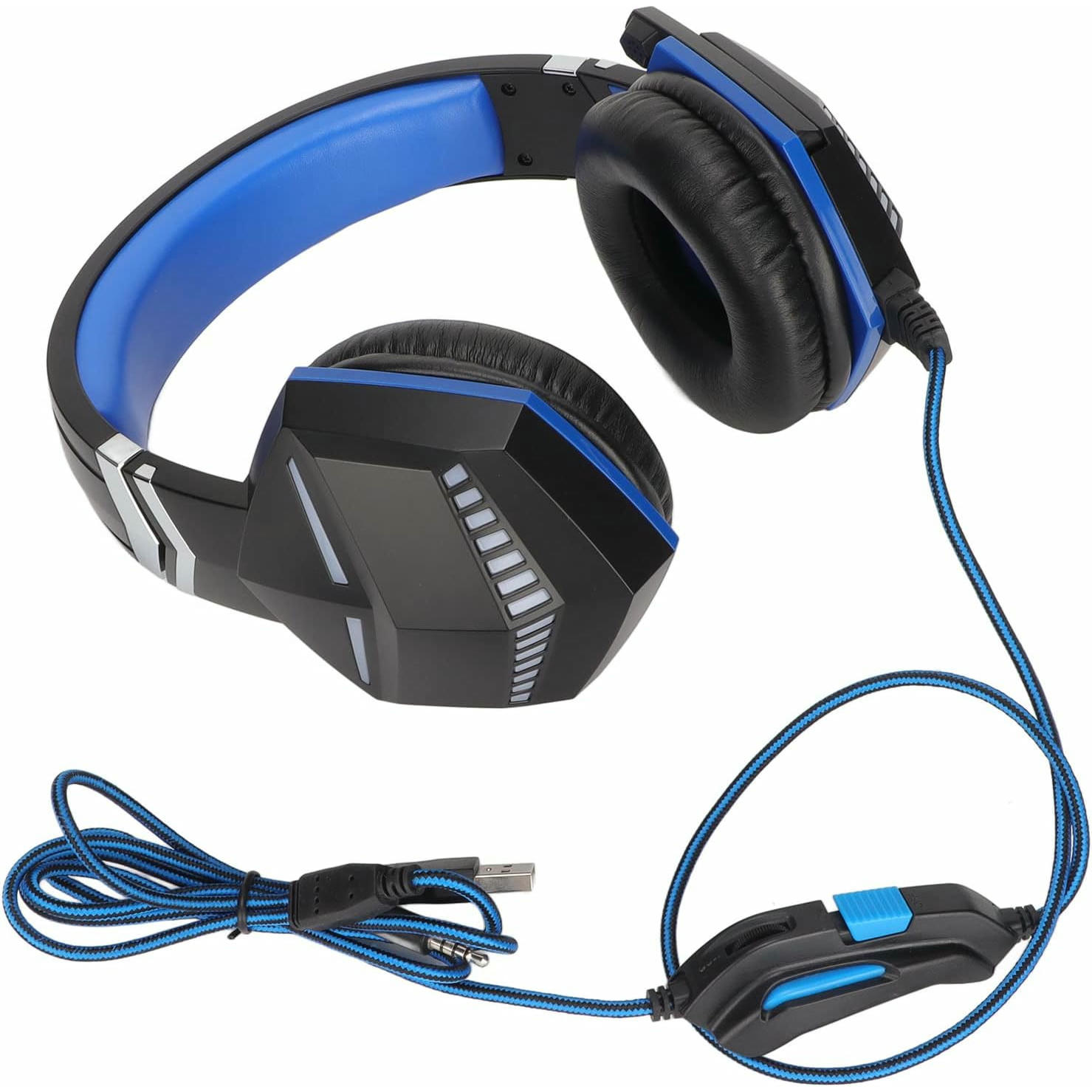 Entatial Auriculares para Juegos, Auriculares para Juegos Brillantes S510 Unidad de Disco de 40 mm / 1,6 Pulgadas para teléfono móvil