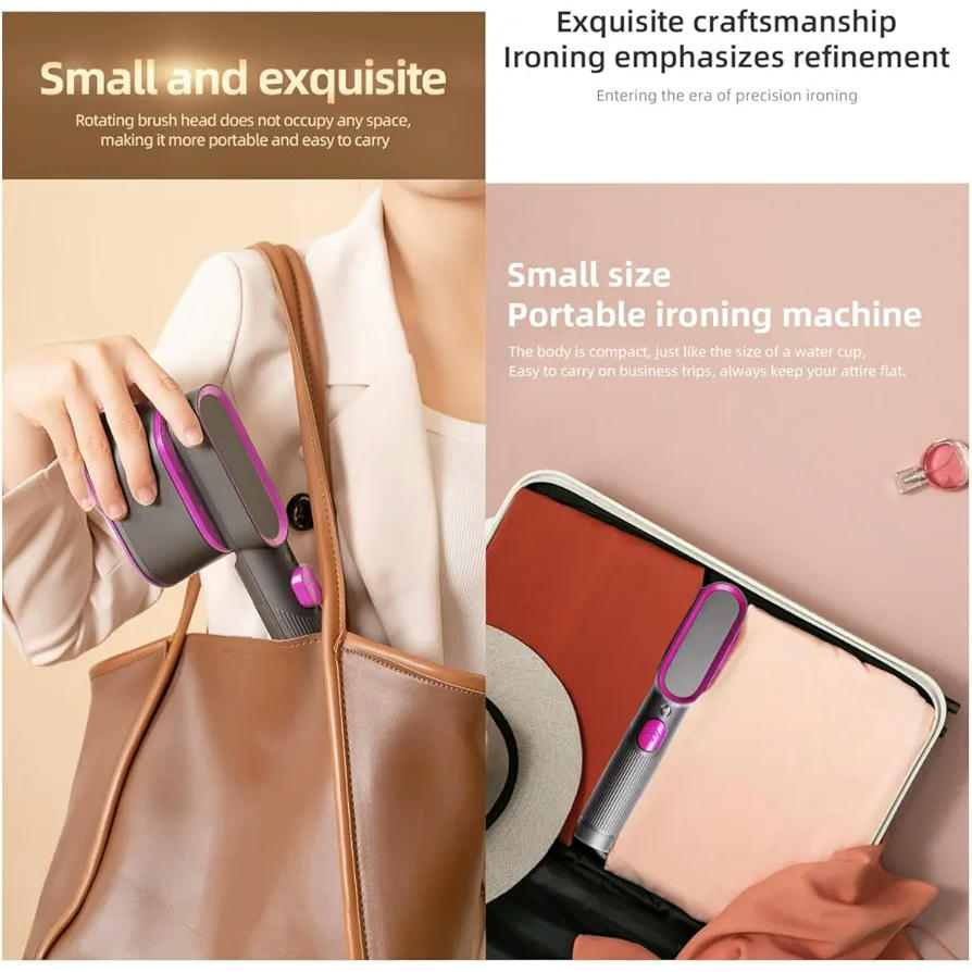 Vaporizador de mano para ropa con guantes de planchado, vaporizador portátil de viaje para ropa, vapor horizontal y vertical, tiempo de calentamiento de 9 segundos, mini vaporizador de tela de 1000 W