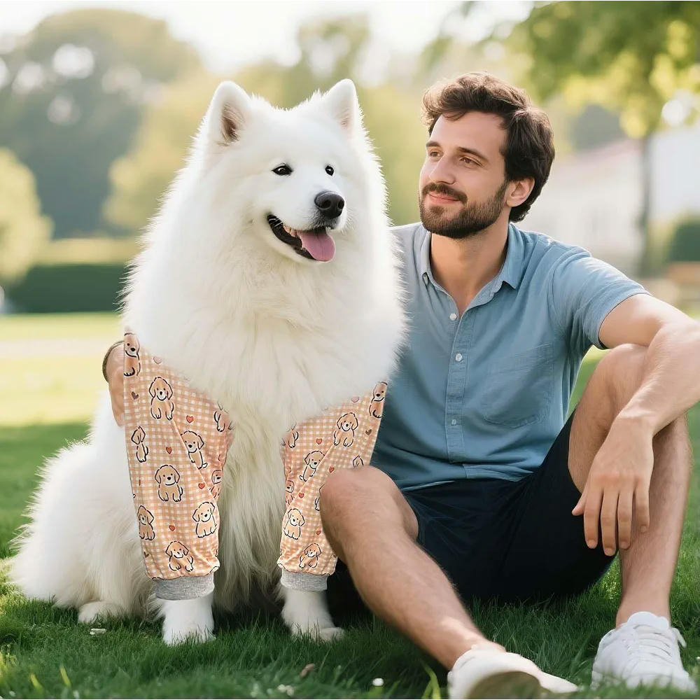 Protector de Codos para Perros - Coderas Transpirables para Prevenir Callos y Heridas (Beige)