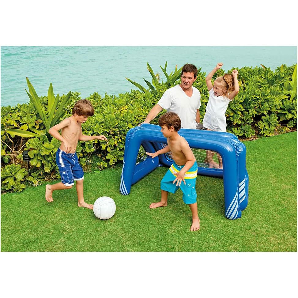 Intex Fun Goals Game - Aufblasbares Wasserballspiel - Wasserballnetz - 140 x 89 x 81 cm