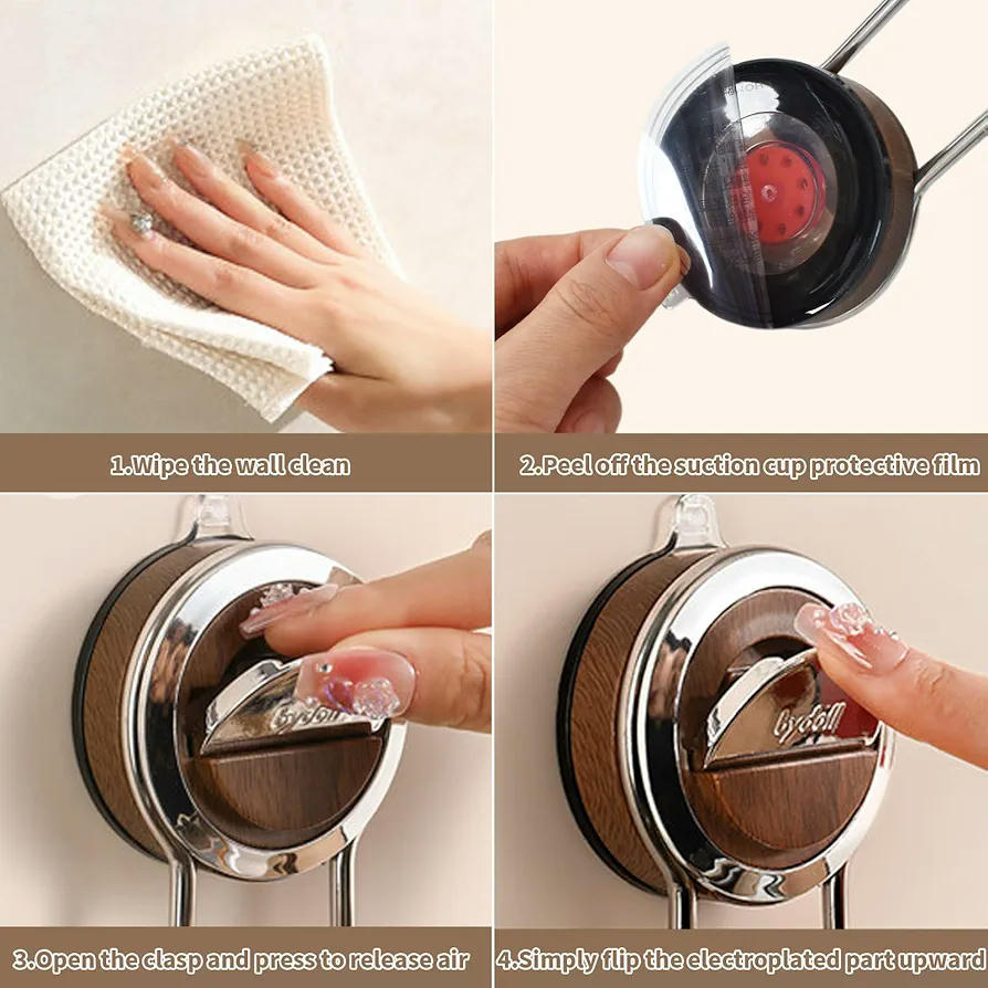 Jabonera de Pared con Doble Capa y Ventosa Fuerte, Porta Jabón Sin Taladro para Baño y Cocina, Impermeable, Fácil de Instalar, para Superficies Lisas