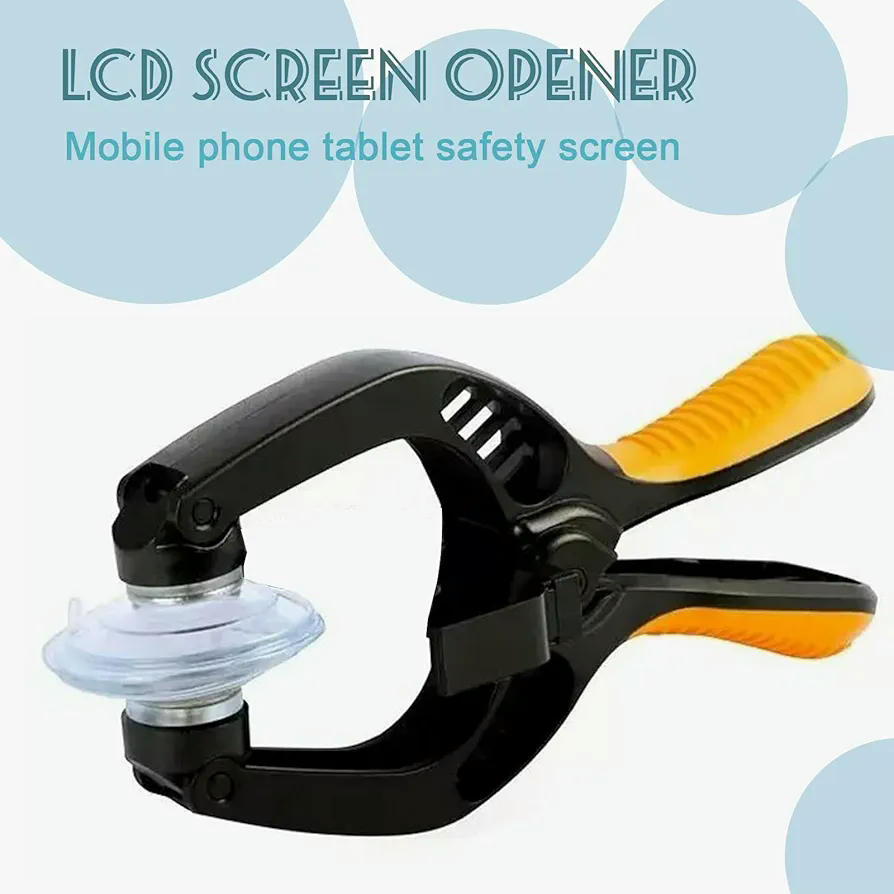 Herramienta de Apertura para Pantallas LCD, 2 Piezas, Alicates y Ventosas para Teléfonos Móviles y Tabletas, Herramienta Profesional de Reemplazo