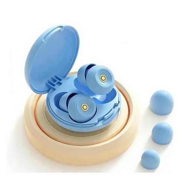 Tapones para oídos Buenas Noches, modelo 45 dB, protección auditiva reutilizable, ideal para dormir y viajar, cancelación de ruido suave