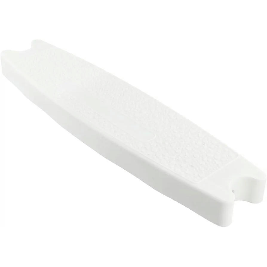 Peldaño blanco para escalera de piscina, repuesto de plástico resistente, compatible con escaleras de piscina sobre el suelo y subterráneas (color blanco)