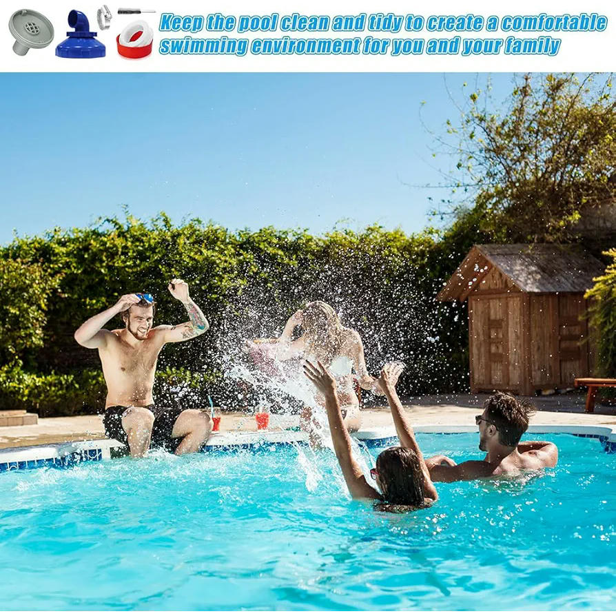 Boquilla de entrada para piscina giratoria 360 grados, boquilla ajustable de salida, accesorios de conexión para piscinas Intex y Bestway