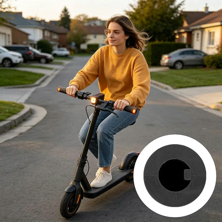 Intermitentes para Patinete Eléctrico para Modelo M365 / Pro - Luces LED de Control Remoto Inalámbrico, Indicadores de Dirección, Iluminación de Seguridad Impermeable
