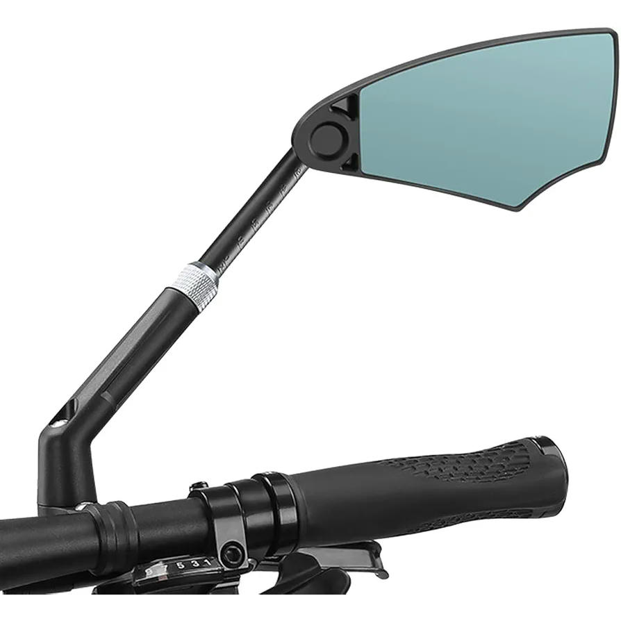 Soporte para Manillar de Bicicleta, Retrovisor Visión Trasera de Gran Angular para Bicicletas de Montaña y Carretera, Ajustable y Fácil de Instalar