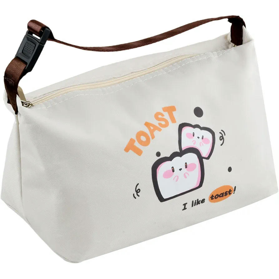 Bolsa térmica porta alimentos, modelo aislante y reutilizable, ideal para oficina y escuela, resistente a fugas, adecuada para niños y adultos, color amarillo