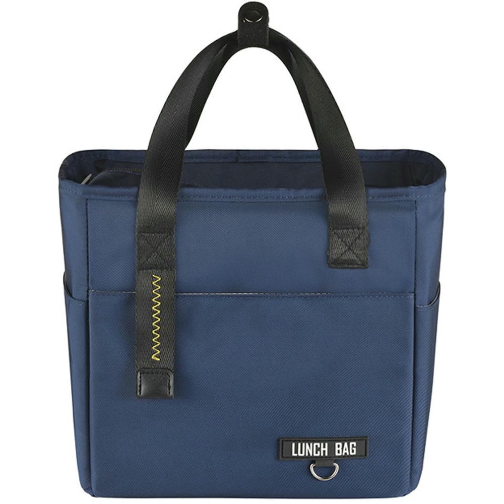 Bolsa térmica reutilizable, lonchera isotérmica impermeable, bolsa de comida con interior a prueba de fugas, ideal para oficina, escuela y actividades al aire libre (azul)