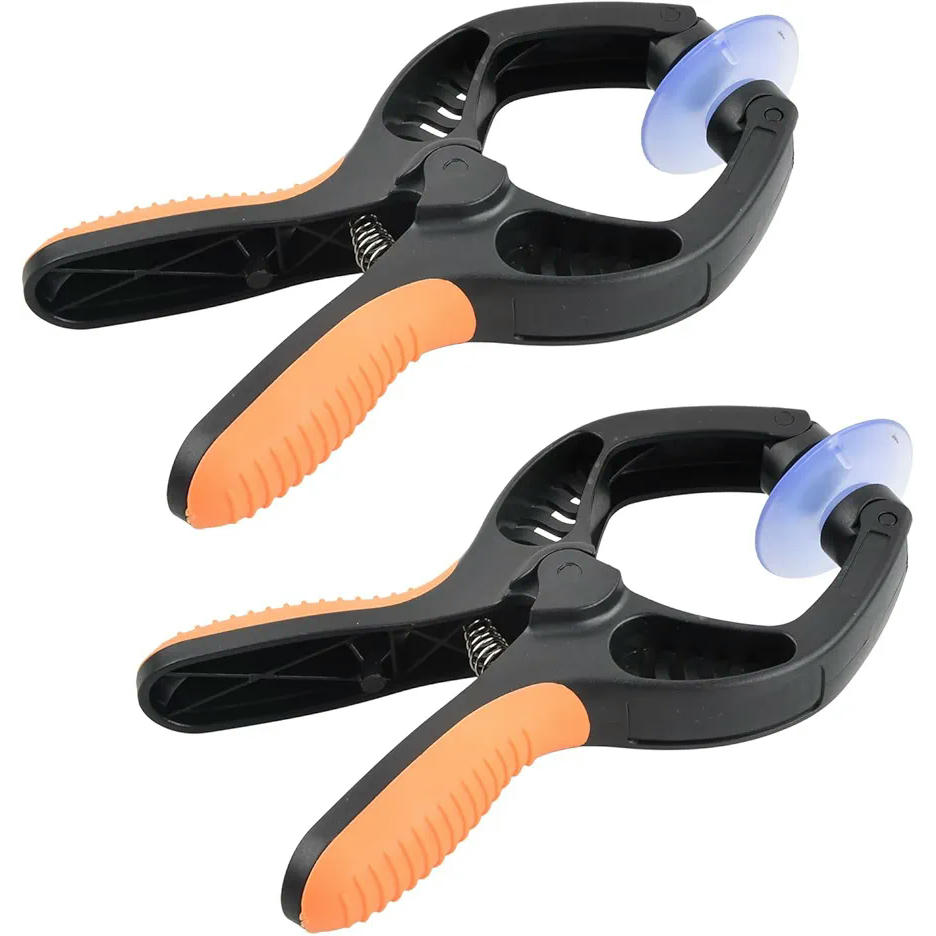 Herramienta de Apertura para Pantallas LCD, 2 Piezas, Alicates y Ventosas para Teléfonos Móviles y Tabletas, Herramienta Profesional de Reemplazo