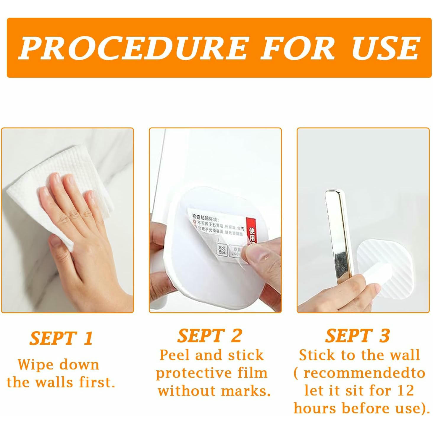 Ganchos de Cortina Alzapaños Decoratius L - 2 Peces Autoadhesives per a Parets, Organitzadors de Finestres per a la Llar, Oficina, Cuina i Bany (color blanc cremos i daurat)