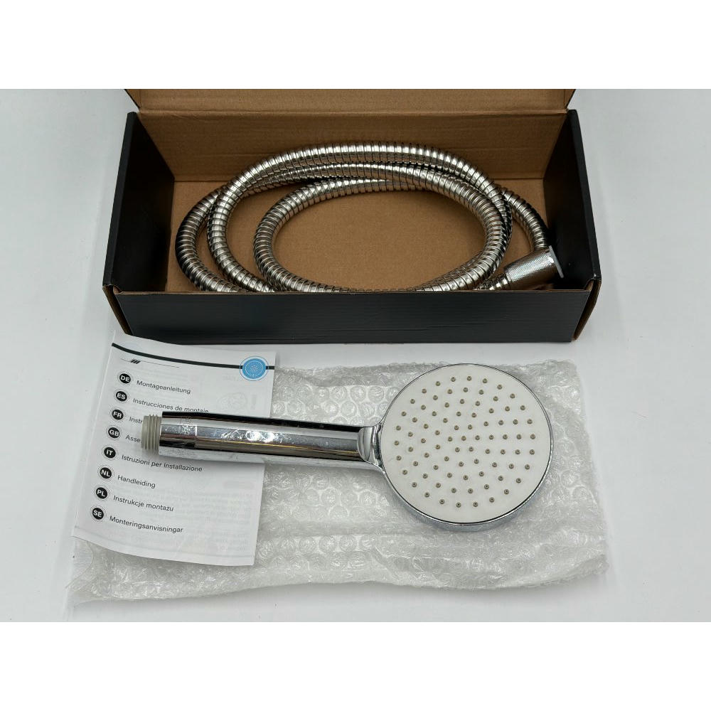 SREWOHS Alcachofa de Ducha Alta Presion, Antical Alcachofa Ducha Ahorro de Agua cabezal de ducha extraíble con 5 modos (Alcachofa de ducha con manguera de 1,8M)