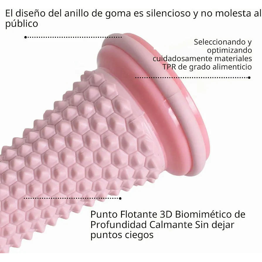 Juego de 2 Rodillos de Masaje para Aliviar la Fascitis Plantar y Relajar los Pies (Rosa)