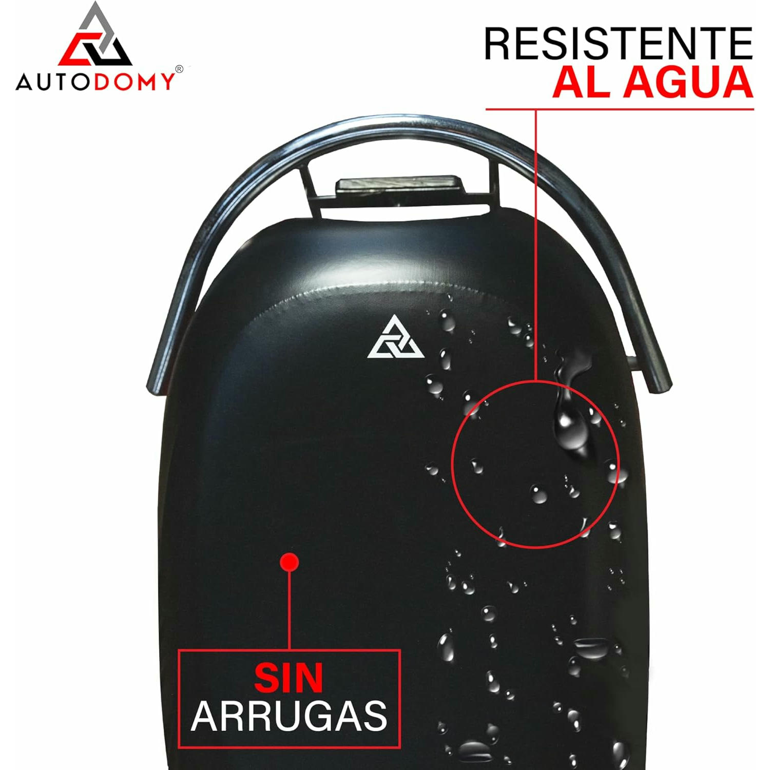 Autodomy Funda Asiento Moto Impermeable Talla M | Funda para Asiento Moto Antideslizante y Resistente a Arañazos | Válida para Todo Tipo de Motos y Scooters | Funda Sillin Moto Protege del Sol