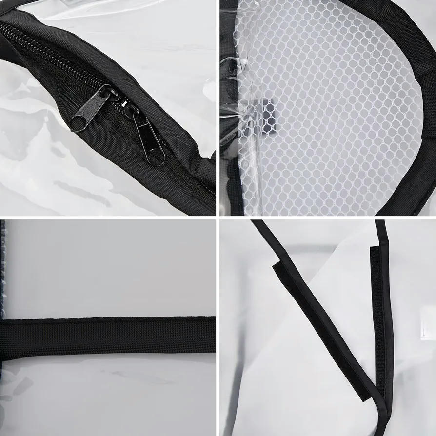Protector de Lluvia Universal para Silla de Paseo Transparente