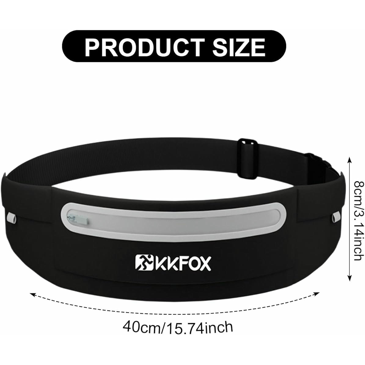 Riñonera Running, Cinturón de Correr Impermeable para Mujer y Hombre, Riñonera Deportiva Elástica para Smartphone, Ideal para Correr, Gimnasio y Actividades al Aire Libre (Color Rosa)