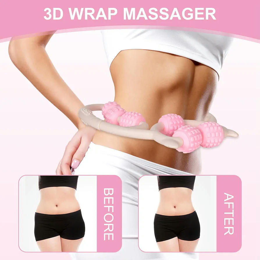 Rodillo Muscular de Espuma 3D para Masaje de Piernas y Cuerpo, Alivio de Rigidez y Fatiga