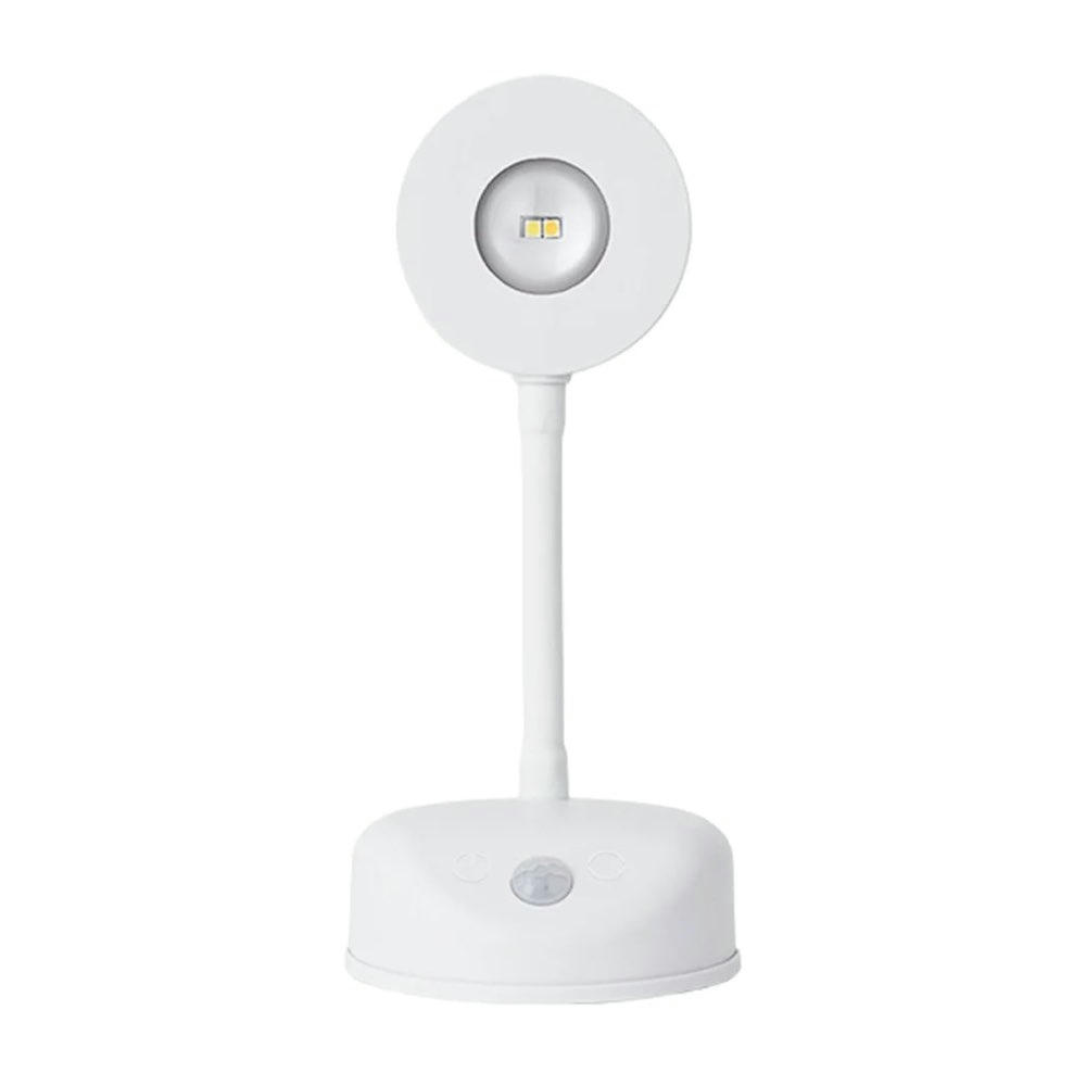 Aplique LED de Pared con Sensor de Movimiento y Carga USB, Luz Regulable para Interiores (Blanco)