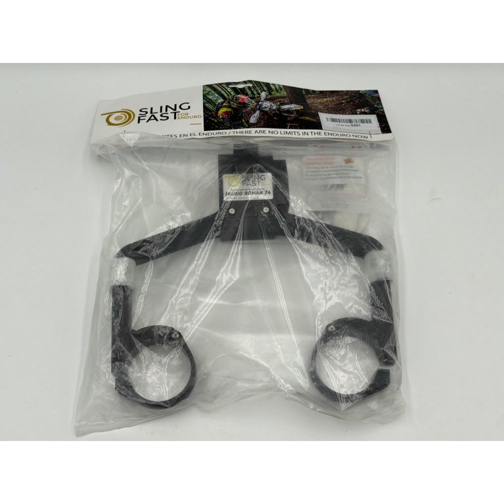 SLINGFAST. (Bl-AZ) Accesorio Eslinga o Correa rápida para Moto de Enduro. Color Recomendado para Husqvarna y Sherco.