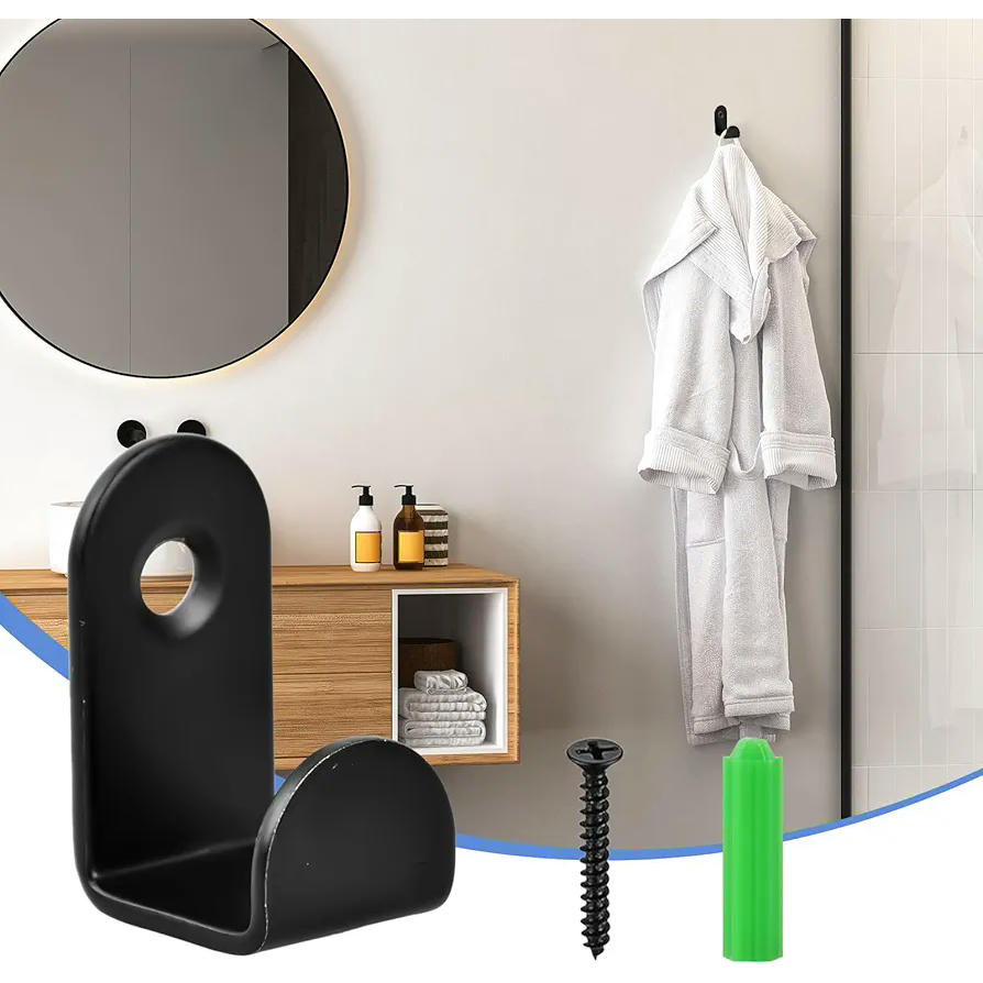 20 Ganchos para Abrigos de Acero Inoxidable, Mini Ganchos Neutros de Pared con 20 Tornillos de Expansión, Perfectos para Colgar Abrigos, Toallas y Más en Dormitorios, Baños y Cocinas