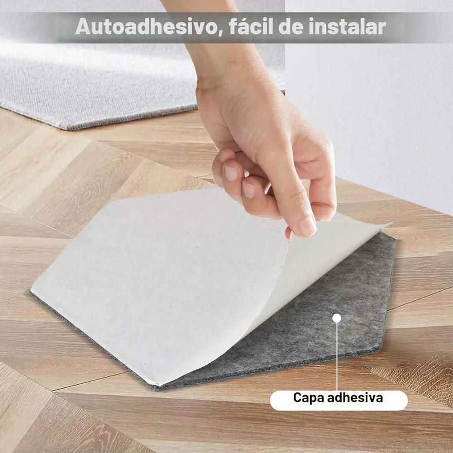 12 Paneles Hexagonales de Absorción Acústica para Decoración y Aislamiento - 30 x 26 x 1 cm (Gris)