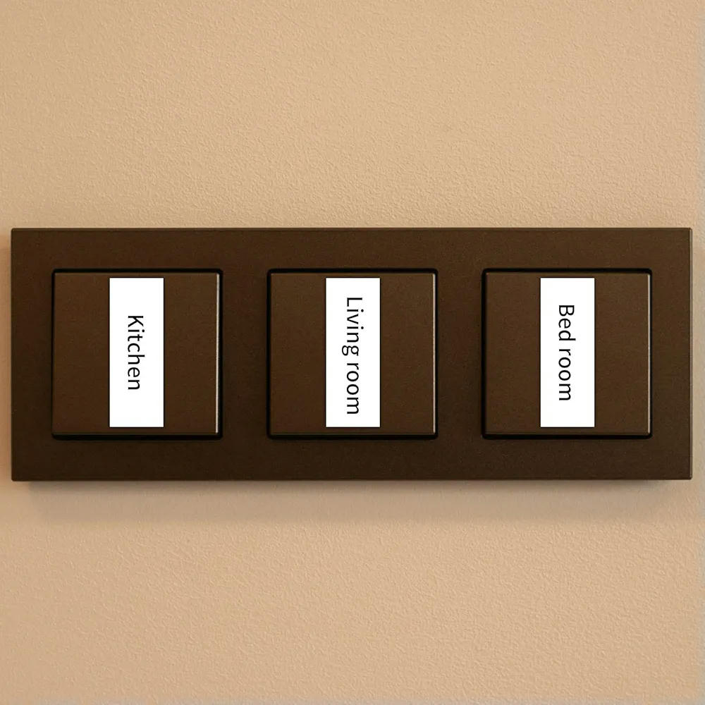 Cinta d'etiquetatge de 15 mm x 4 m, recanvi estàndard, etiqueta tèrmica laminada, ideal per a oficines, escoles i casa, color blanc