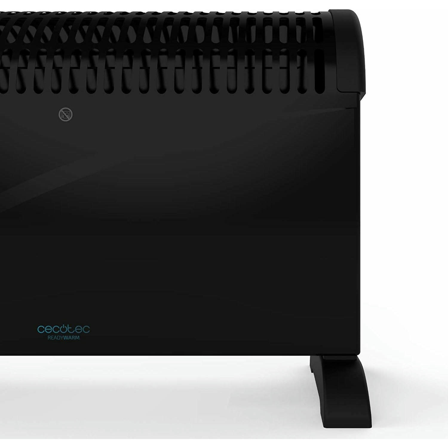 Cecotec Radiador Eléctrico Bajo Consumo Ready Warm 6500 Turbo Convection. 2000 W, Termostato Regulable, 4 Modos, Soporte de pie, Protección sobrecalentamiento, 20 m2