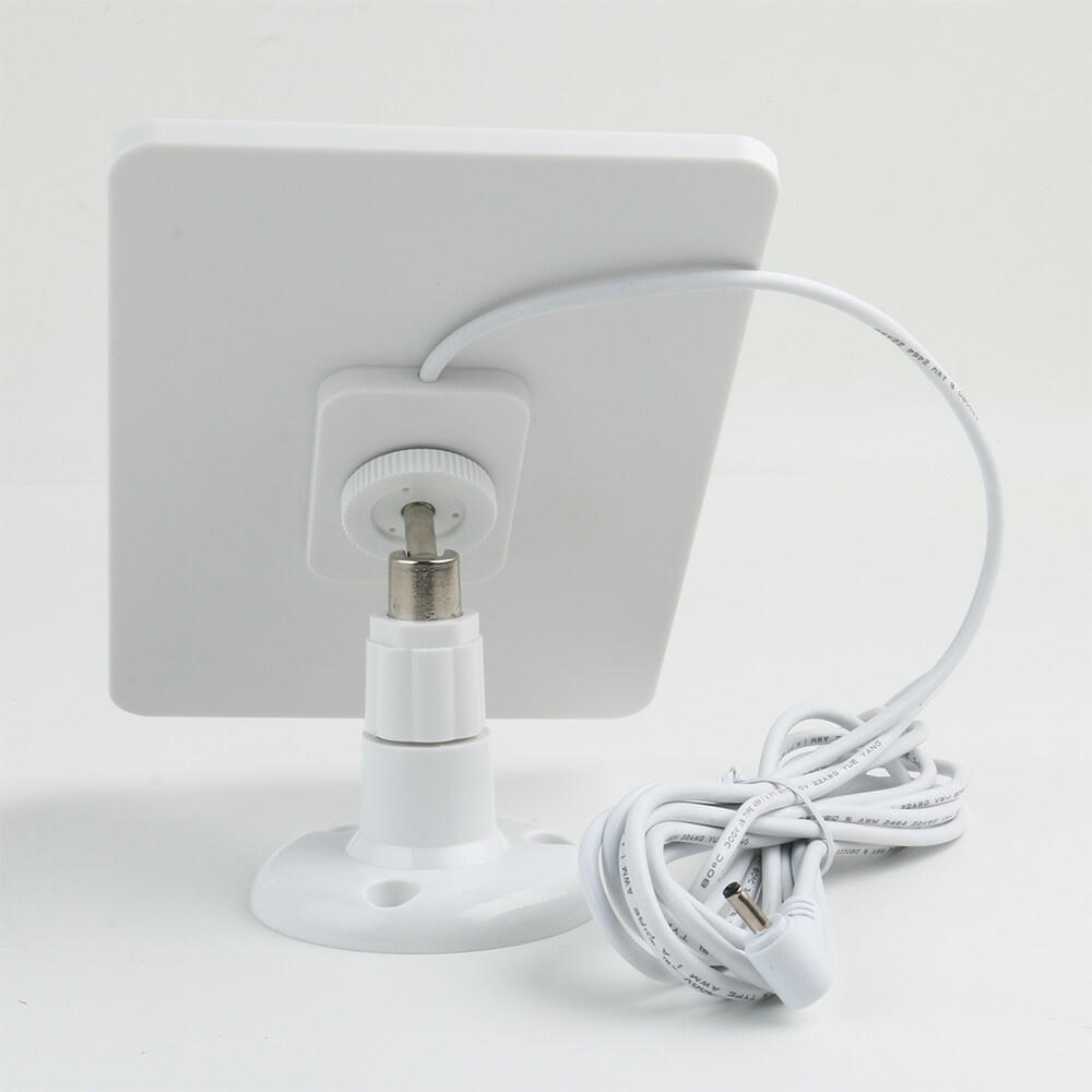 Panel solar de 5 W para cámaras Ring con cables Micro USB y USB-C