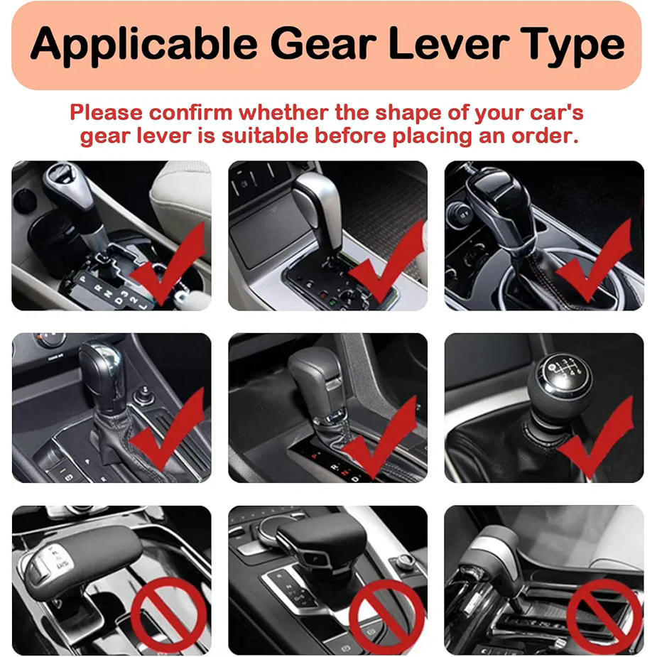 3 Piezas Sudadera para Palanca de Cambios Universal, Protector Funda de Cambio para Vehículos Manuales y Automáticos, Accesorios para Interior de Coche