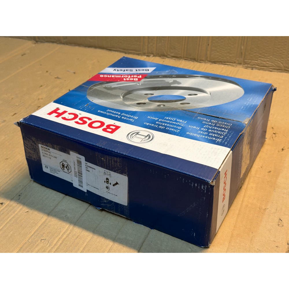 Bosch BD1112 Discos de freno, certificación ECE-R90, 1 juego de 2 discos