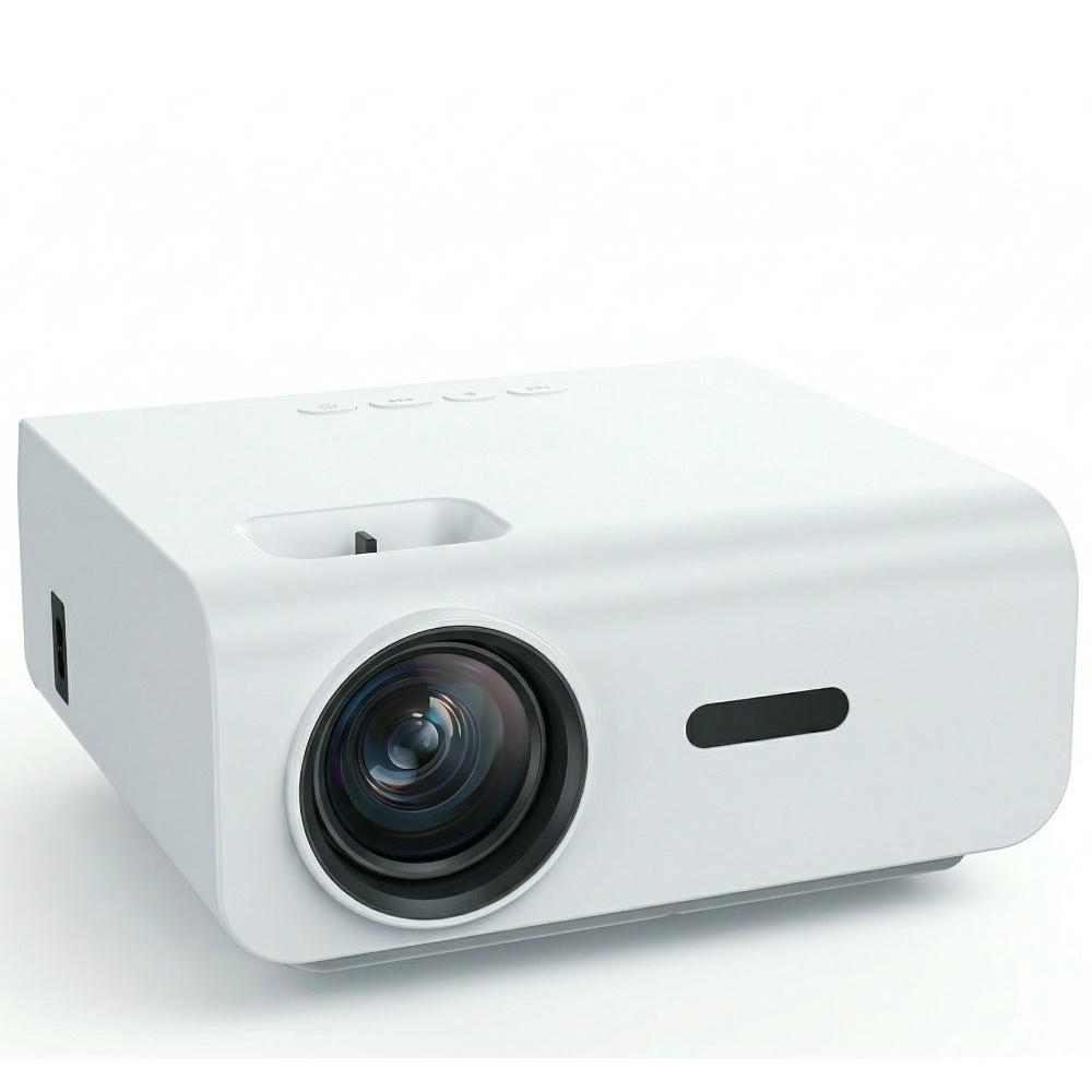 HOPVISION F2 Proyector Mini Portátil WiFi Bluetooth 12000 Lúmenes Soporte 4K Videoproyector Cine en Casa Full HD 1080P Compatible con Smartphones, HDMI, USB, Portátiles, TV Sticks, Consolas