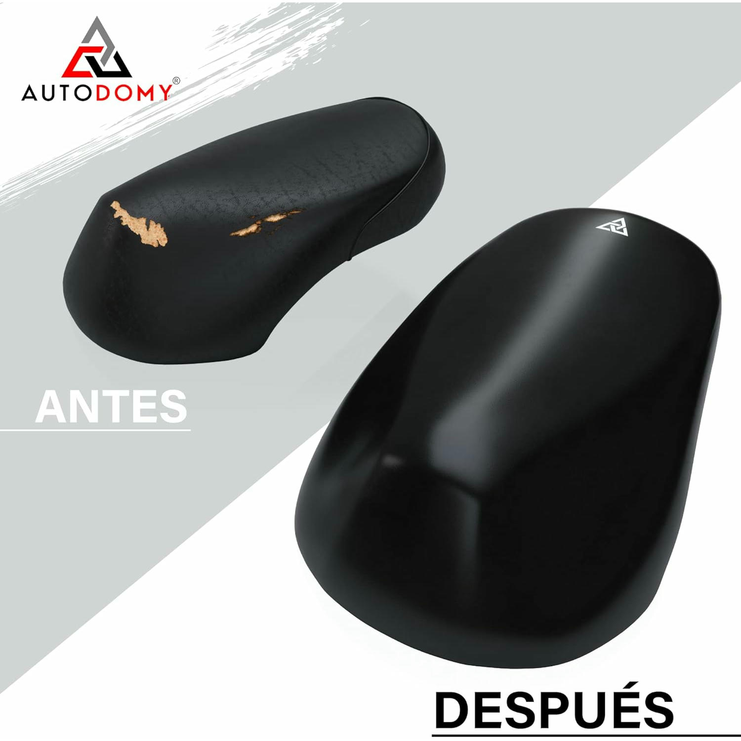 Autodomy Funda Asiento Moto Impermeable Talla M | Funda para Asiento Moto Antideslizante y Resistente a Arañazos | Válida para Todo Tipo de Motos y Scooters | Funda Sillin Moto Protege del Sol
