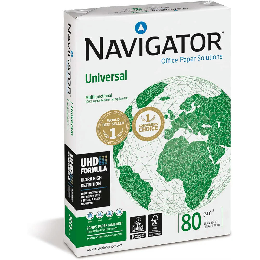 Navigator A3 80 gr - Papel, paquete de 500 hojas