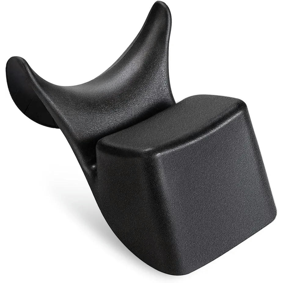 Cojín Reposacabezas para Champú, Silicona Antideslizante, Ideal para Salones y Spas (Color Negro)
