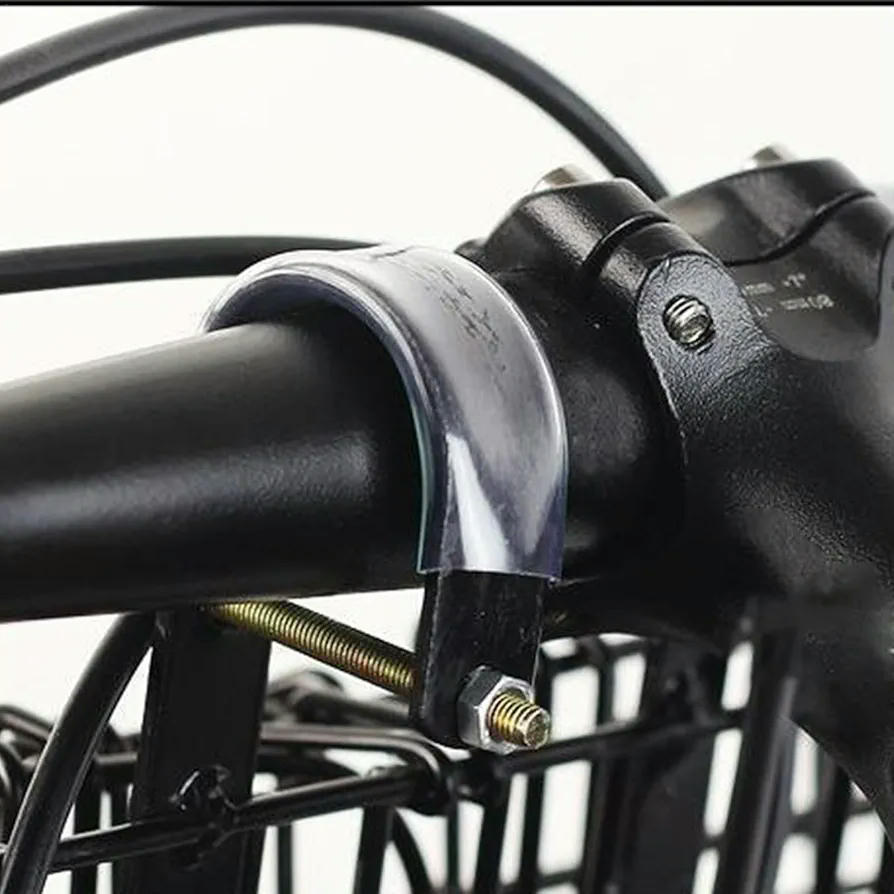 Cesta de bicicleta Plegable, Portabicicletas escolar con bolsa interior extraíble, Cesta de almacenamiento para bicicleta eléctrica (color negro)