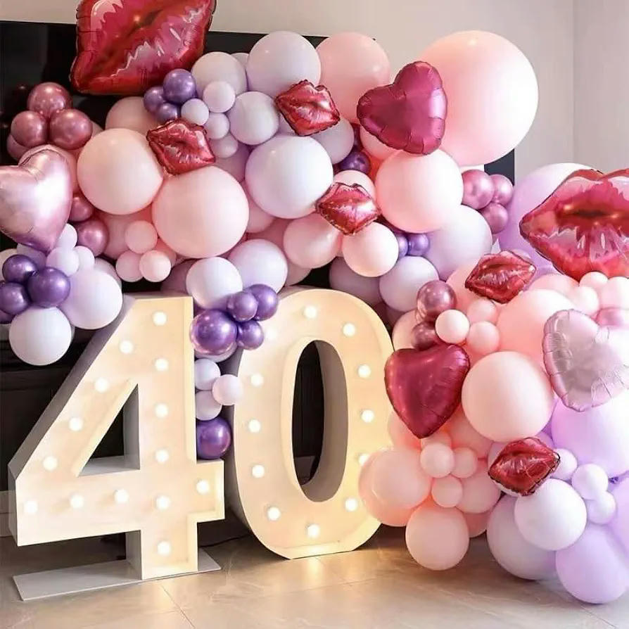 Número 8 decorativo grandes LED 70 cm - Letreros iluminados para fiestas, cumpleaños, bodas y eventos especiales - Decoración de marquesina versátil (Número ocho)