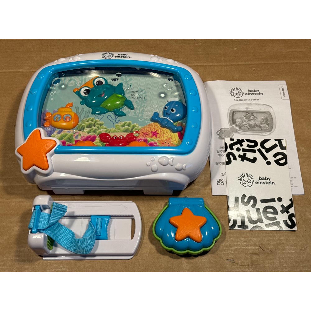 Baby Einstein, Sea Dreams, Juguete Musical y Móvil de Cuna, Control remoto, Recién Nacido en adelante