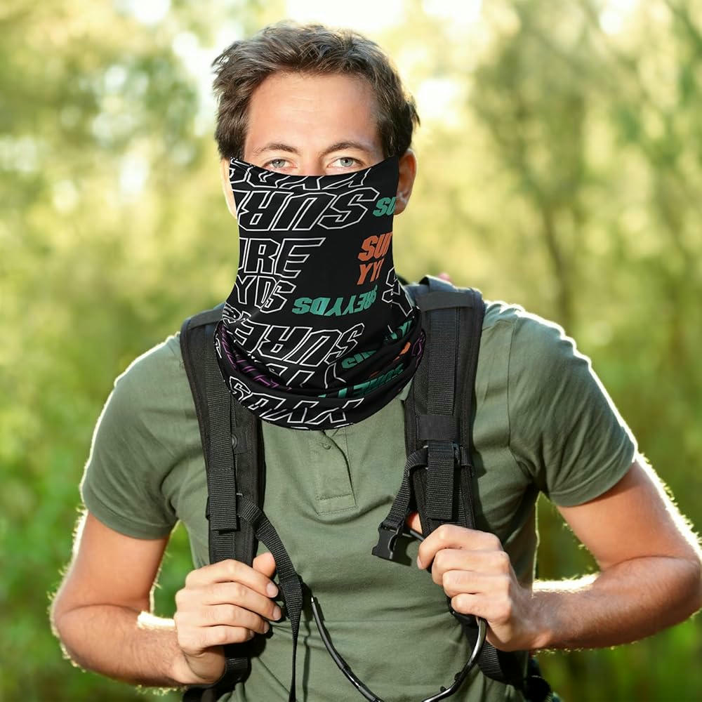 Braga para el Cuello y Mangas para Brazos de Marca, Modelo Deportivo Multifuncional, Transpirables y Protección UV, Ideal para Actividades al Aire Libre como Montar a Caballo, Motociclismo, Senderismo, Pesca y Yoga