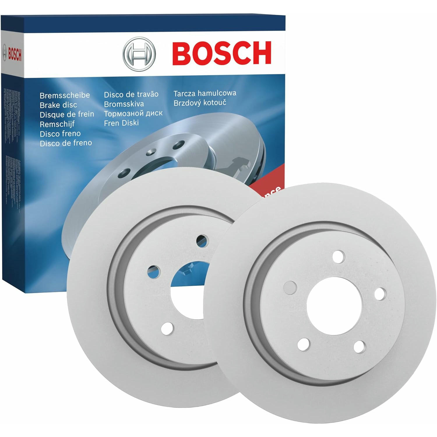 Bosch BD1592 Discos de freno, certificación ECE-R90, 1 juego de 2 discos