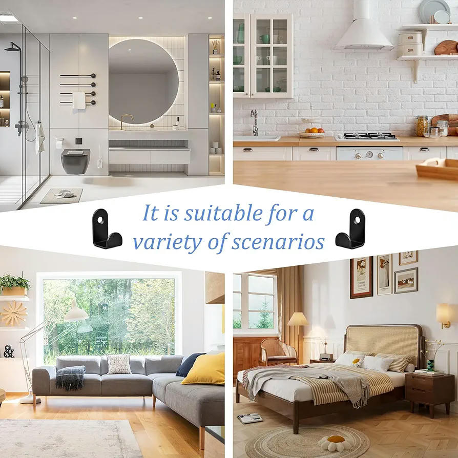 20 Ganchos para Abrigos de Acero Inoxidable, Mini Ganchos Neutros de Pared con 20 Tornillos de Expansión, Perfectos para Colgar Abrigos, Toallas y Más en Dormitorios, Baños y Cocinas