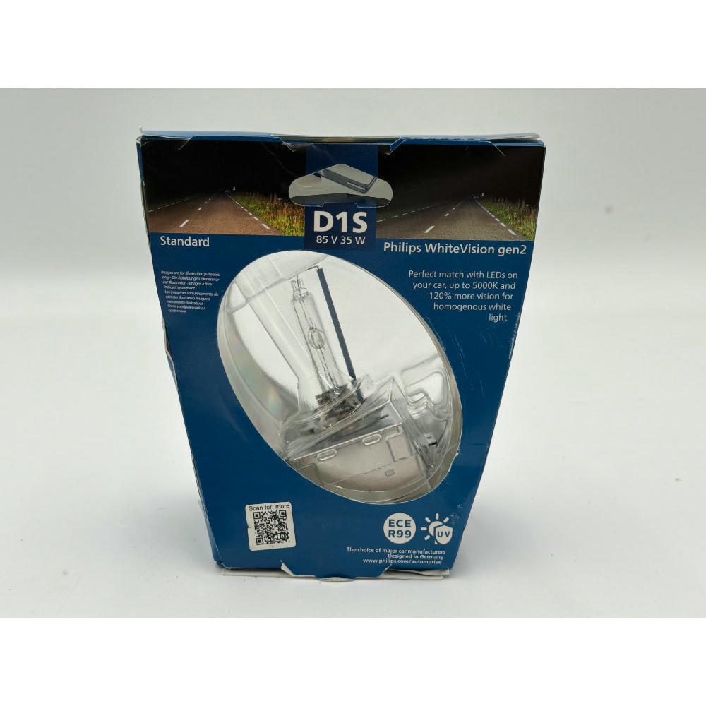 Philips 85415WHV2S1 - Faros delanteros de xenón con bombilla WhiteVision gen2 D1S, 1 unidad