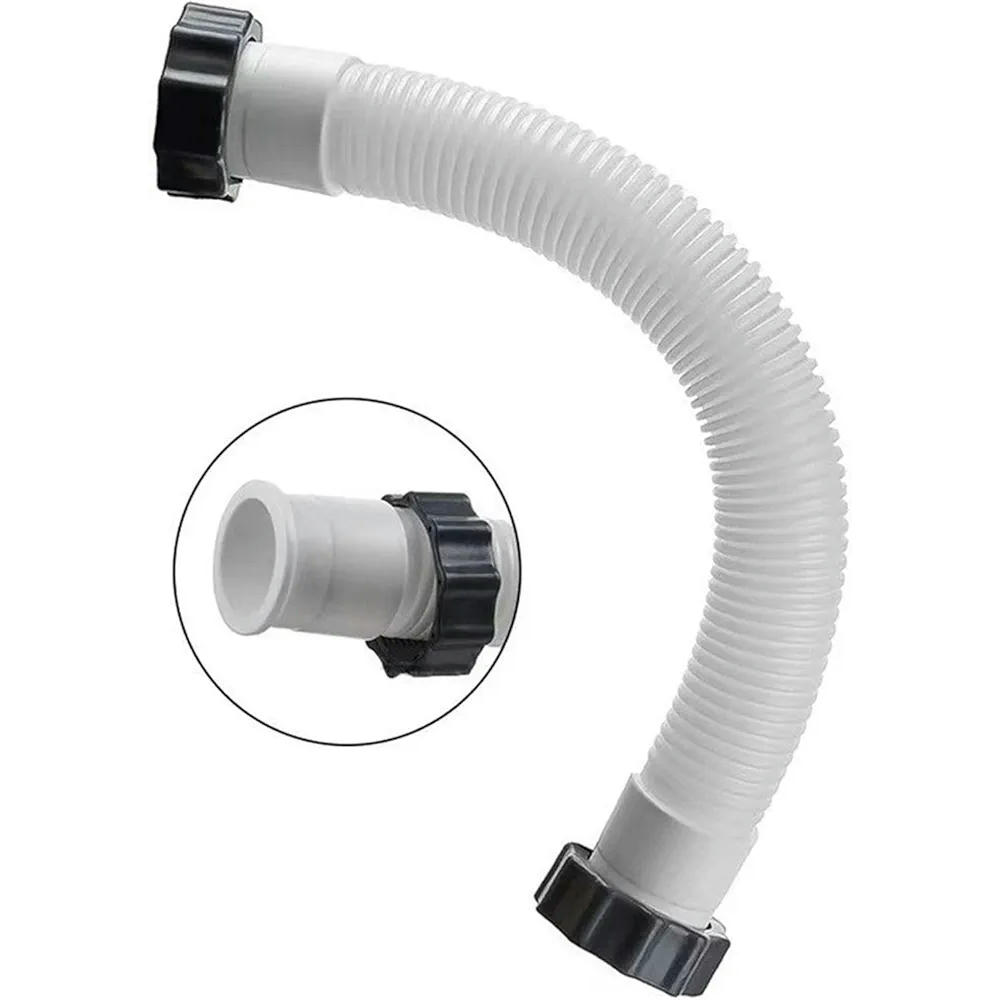 Manguera de conexión para bombas de piscina, 40 cm de diámetro, polietileno reforzado, resistente para uso exterior