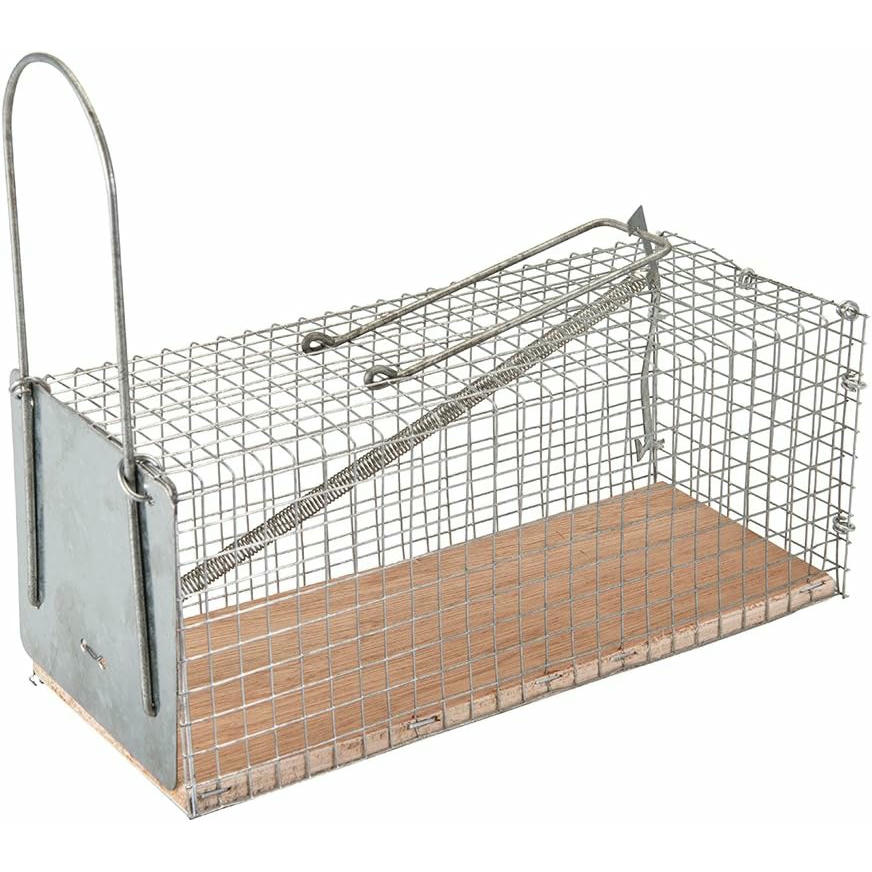 FIXMAN 197512 - Jaula de Madera para atrapar roedores (250 x 90 x 90 mm)
