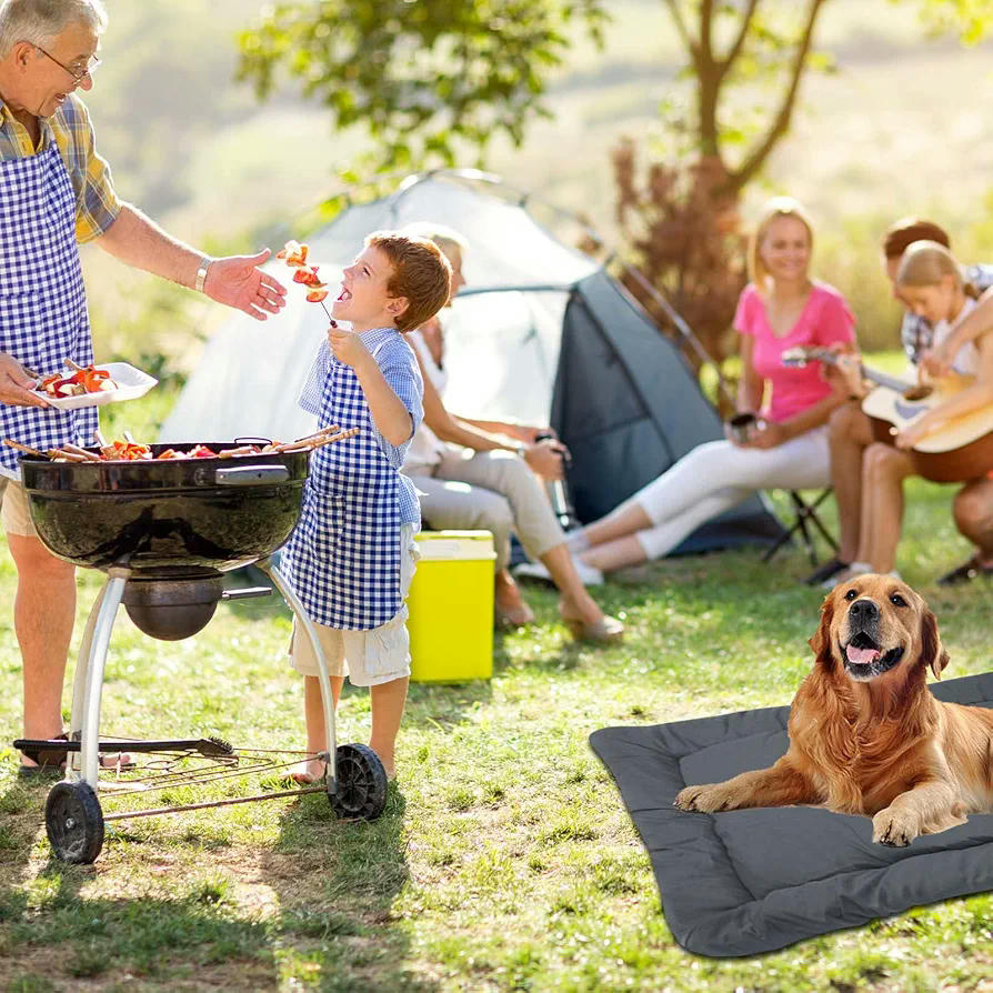 Colchoneta Plegable Impermeable para Perros y Gatos, 90x60cm, Lavable y Portátil